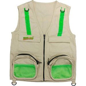 Tan Eagle Eye Explorer Cargo Vest for kids with Re